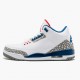 Air Jordan 3 Retro OG True Blue Pánské Běžné boty 854262 106 Bílý/Ohnivě červená AJ3 Jordan Tenisky