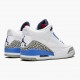 Air Jordan 3 Retro UNC dámské a Pánské Běžné boty CT8532 104 Bílý/Valor Modrý-Tech Šedá AJ3 Jordan Tenisky