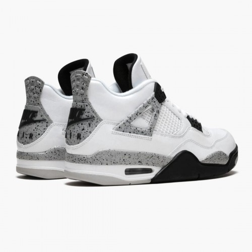 Air Jordan 4 Retro OG White Cement White/Fire Red-Tech Grey-Black 840606-192