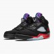 Air Jordan 5 Retro Top 3 Black/Fire Red/Grape Ice New E  CZ1786-001