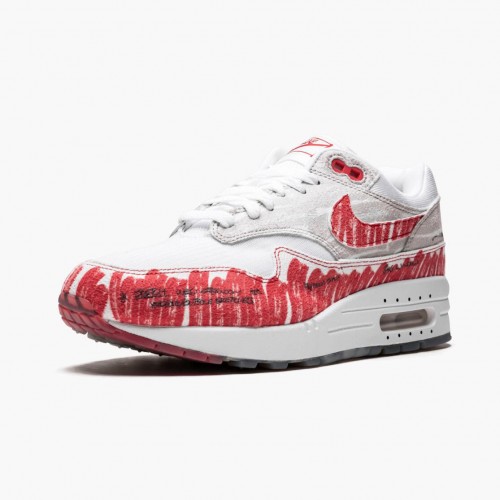 Nike Air Max 1 Tinker Sketch to Shelf CJ4286 101 Dámské a pánské Běžecké boty