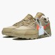 Nike Air Max 90 OFF WHITE Desert Ore AA7293 200 Dámské a pánské Běžecké boty