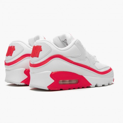 Nike Air Max 90 Undefeated White Solar Red CJ7197 103 Dámské a pánské Běžecké boty