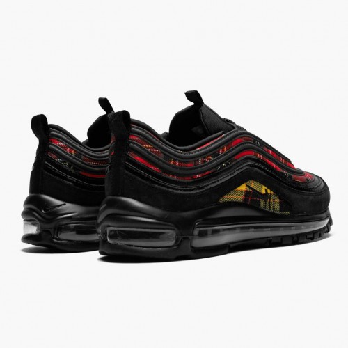 Nike Air Max 97 Tartan Černá AV8220 001 Dámské a pánské Běžecké boty