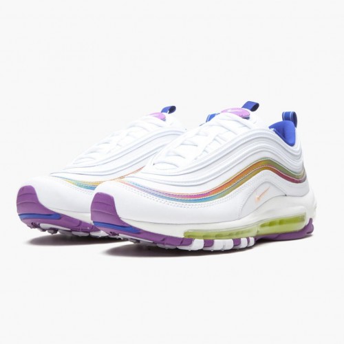 Nike Air Max 97 White Iridescent Stripes CW2456 100 Dámské Běžecké boty