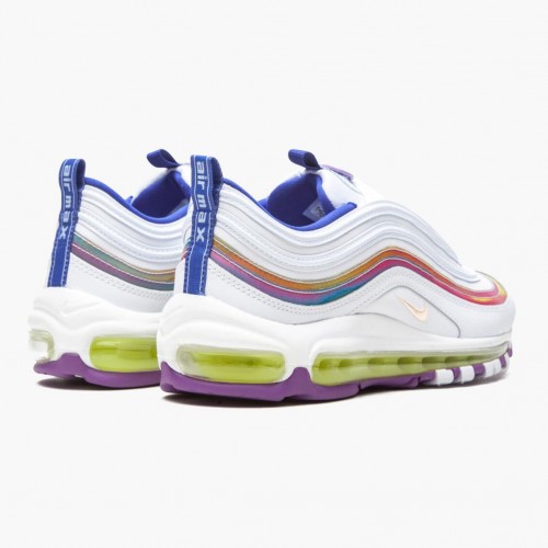 Nike Air Max 97 White Iridescent Stripes CW2456 100 Dámské Běžecké boty