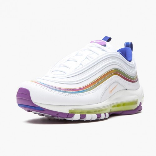 Nike Air Max 97 White Iridescent Stripes CW2456 100 Dámské Běžecké boty