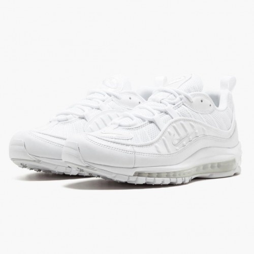 Nike Air Max 98 White 640744 106 Dámské a pánské Běžecké boty