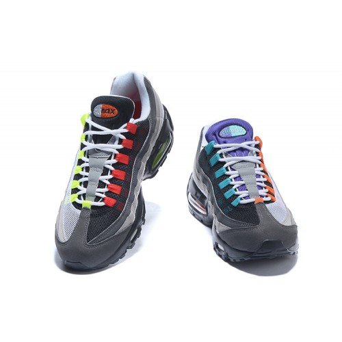 Pánské/Dámské Air Max 95 OG QS Černásafety Oranžovávolt Obuv 810374-078