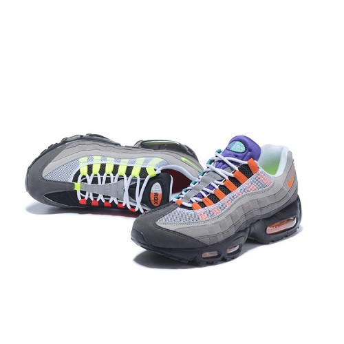 Pánské/Dámské Air Max 95 OG QS Černásafety Oranžovávolt Obuv 810374-078