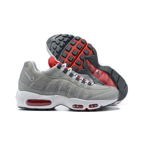 Pánské Air Max 95 TT Šedá Bílá and Červená Obuv 