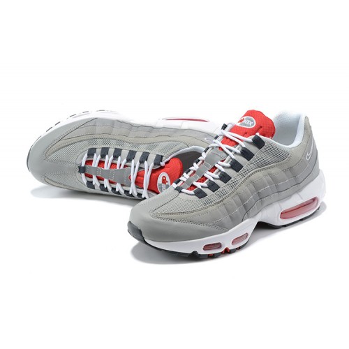 Pánské Air Max 95 TT Šedá Bílá and Červená Obuv