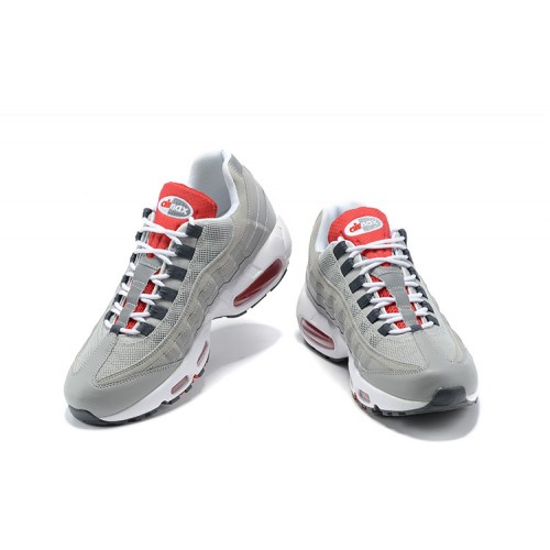 Pánské Air Max 95 TT Šedá Bílá and Červená Obuv