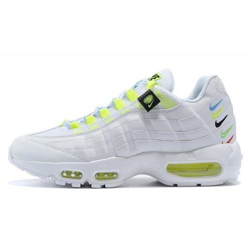 Pánské/Dámské Air Max 95 TT Worldwide Bílá Žlutá Obuv CV9030-100