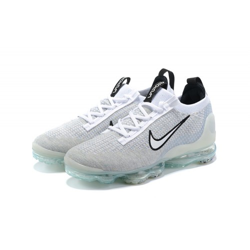 Pánské/Dámské Air VaporMax 2021 Flyknit Bílá Černá DB1550-100 Obuv