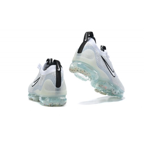 Pánské/Dámské Air VaporMax 2021 Flyknit Bílá Černá DB1550-100 Obuv