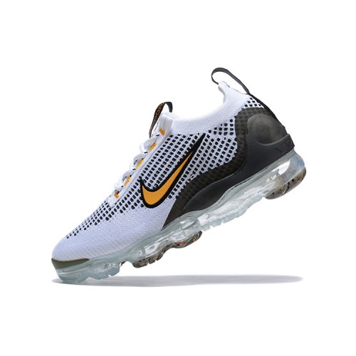 Pánské/Dámské Air VaporMax 2021 Flyknit Bílá Žlutá and Černá Obuv