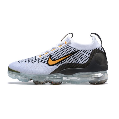 Pánské/Dámské Air VaporMax 2021 Flyknit Bílá Žlutá and Černá Obuv