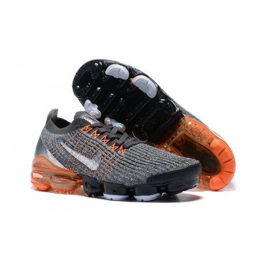 Pánské/Dámské Air VaporMax Flyknit 3 Šedá Oranžová Obuv AJ6900-024