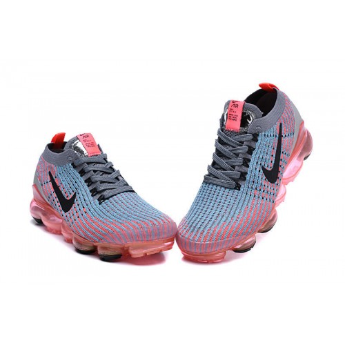 Pánské/Dámské Air VaporMax Flyknit 3 Šedá Červená Obuv AJ6900-601