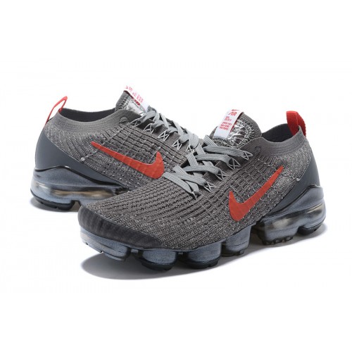 Pánské/Dámské Air VaporMax Flyknit 3 Šedá Červená Obuv CT1270-001