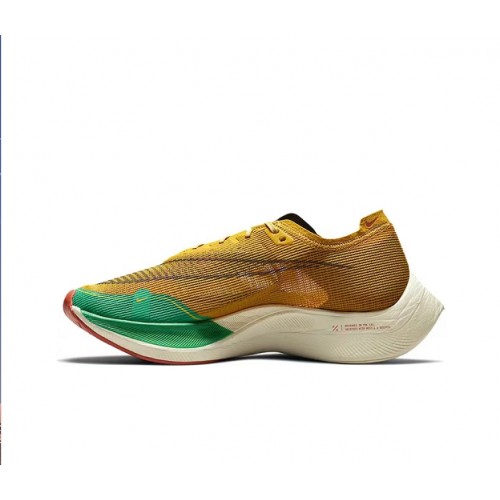 Nike ZoomX VaporFly NEXT Pánské Yellow Green Obuv 