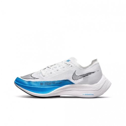 Unisex Nike ZoomX VaporFly NEXT White and Blue Obuv