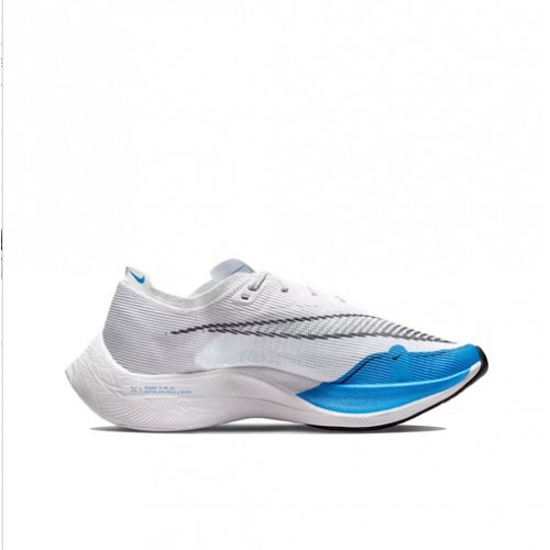 Unisex Nike ZoomX VaporFly NEXT White and Blue Obuv