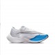 Unisex Nike ZoomX VaporFly NEXT White and Blue Obuv