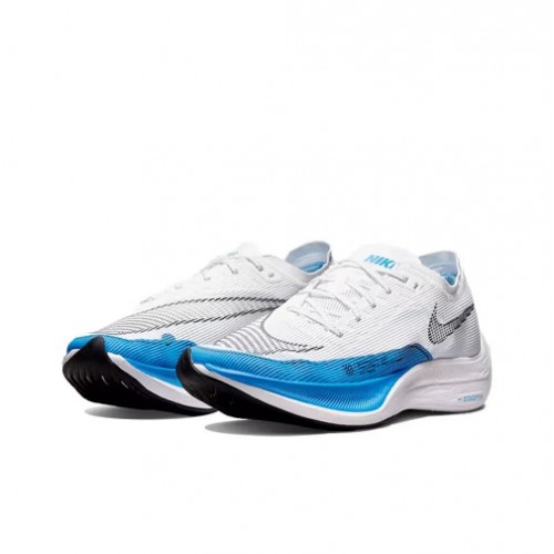 Unisex Nike ZoomX VaporFly NEXT White and Blue Obuv 