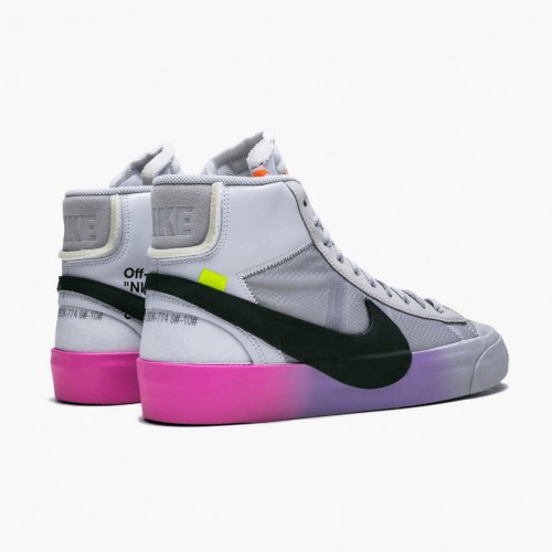 Nike Blazer Mid Off White Wolf Grey Serena Queen AA3832 002 Dámské a pánské Běžné boty