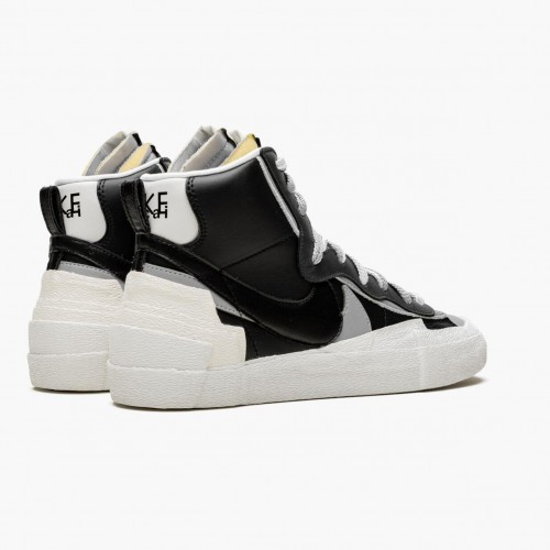 Nike Blazer Mid sacai Černá Grey BV0072 002 Dámské a pánské Běžné boty