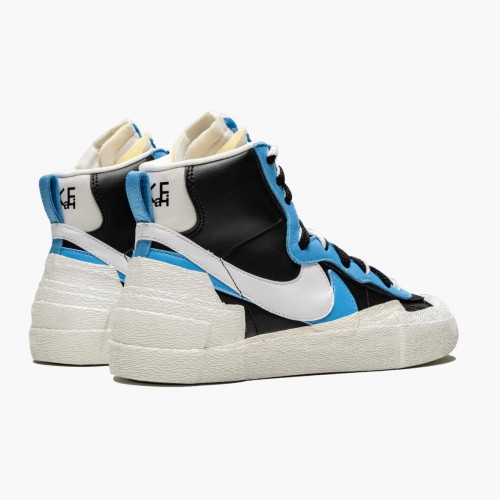 Nike Blazer Mid sacai White Černá Legend Blue BV0072 001 Dámské a pánské Běžné boty