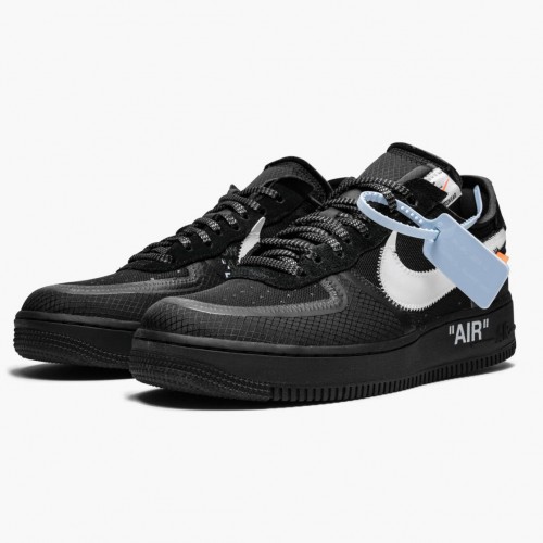 Nike Air Force 1 Low Off White Černá White AO4606 001 Pánské Běžné boty