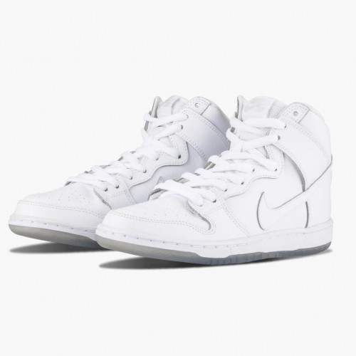 Nike Dunk SB High White Ice 305050 113 Dámské a pánské Běžné boty