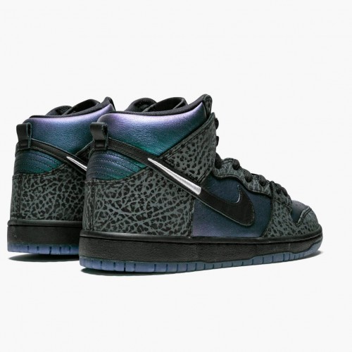 Nike SB Dunk High Černá Sheep Hornet BQ6827 001 Dámské a pánské Běžné boty