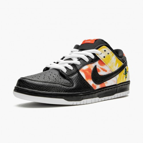 Nike SB Dunk Low Raygun Tie Dye Černá BQ6832 001 Dámské a pánské Běžné boty