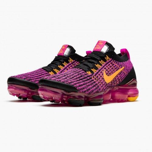 Nike Air VaporMax Flyknit 3 Laser Fuchsia Laser Orange AJ6910 600 Dámské Běžecké boty